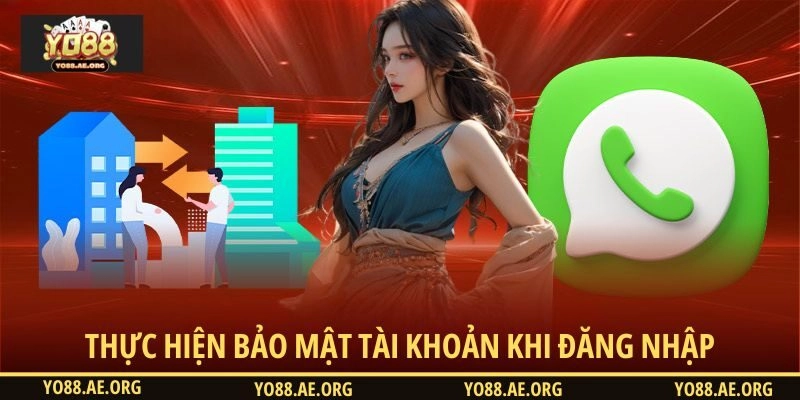 Bảo mật tài khoản của mình khi thực hiện đăng nhập YO88